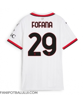 AC Milan Youssouf Fofana #29 Tricou Fotbal Replică 2024-25 Femei Deplasare